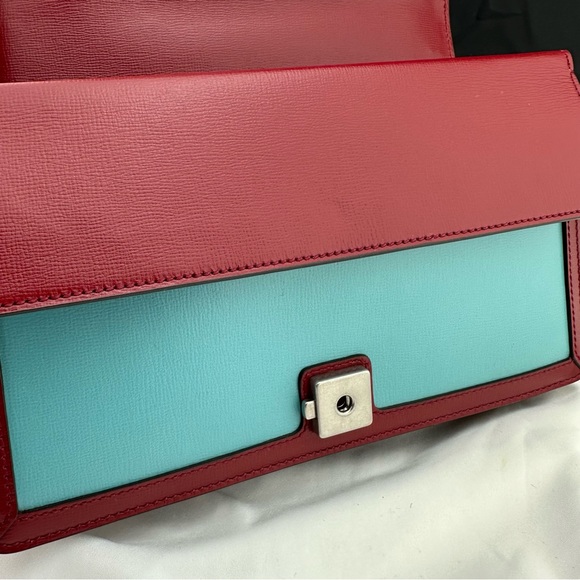 Gucci Small Dionysus Shoulder Bag in Ivory and Blue with Red Trim NEW W DUSTBAG - Picture 8 of 14